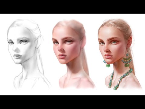 Gemstone Portait - Full Process