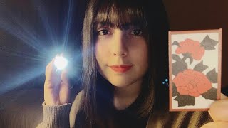 ASMR 日本語 視力検査とマッサージ、ビジュアルトリガー / Eye Exam and Massage in Japanese (Flashlight, Latex Gloves)