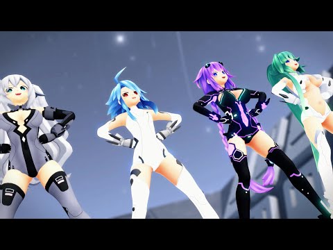 【MMD】Bass Knight  - ネプテューヌ【紳士向け】