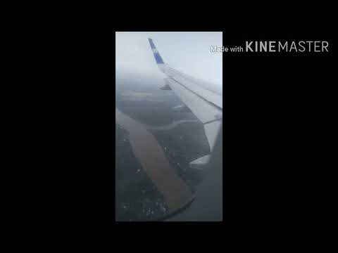 Beautiful Aerial View and Flight Landing at Cochin International Airport