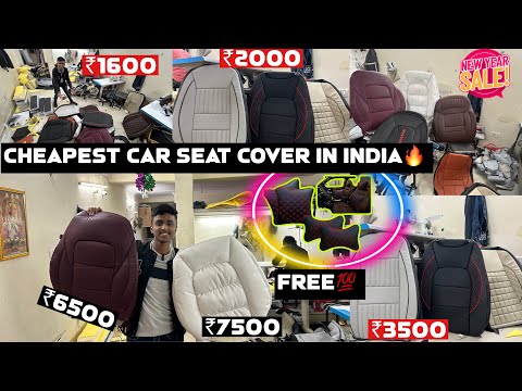 "🚗 New Year Flash Sale! Car Seat Covers Starting at Just ₹1600 | Free Fitting & Pan India Delivery!"