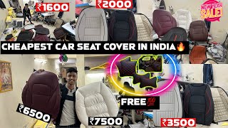 "🚗 New Year Flash Sale! Car Seat Covers Starting at Just ₹1600 | Free Fitting & Pan India Delivery!"