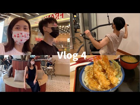 【新加坡vlog】vlog4｜最后一个用手机拍的vlog啦！😄｜吃吃吃的日常🍱｜超好吃日本第一的天妇罗don｜