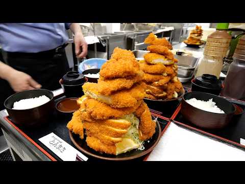 A Japanese TONKATSU Restaurant Serving Large Amounts of Pork Cutlets