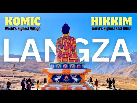 Winter Spiti Ep#3 | Langza Buddha Statue | Komic | Hikkim | Kaza | Spiti Valley | Himachal Tourism