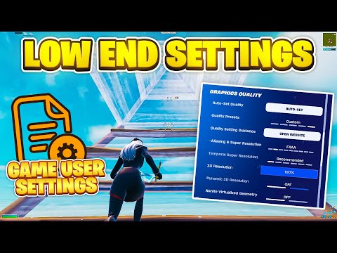 The Best Fortnite Settings For LOW END PC  in Chapter 2 Remix! (FPS BOOST & Fix Stutter!)