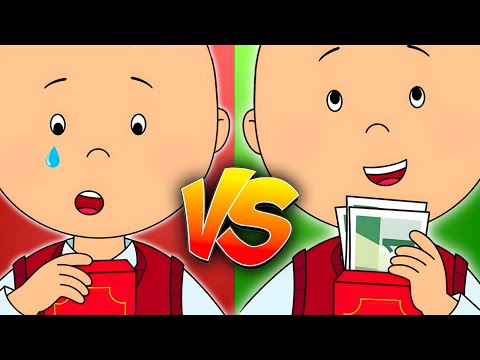 カイユー | お金持ちVS貧乏 | 面白い漫画 | キッズ漫画 | ケイルー | Caillou