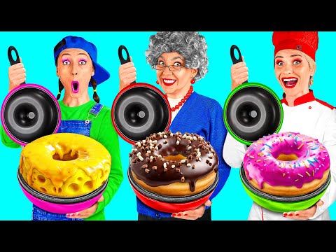 Me vs Grandma Cooking Challenge | Funny Food Recipes by PaRaRa Challenge