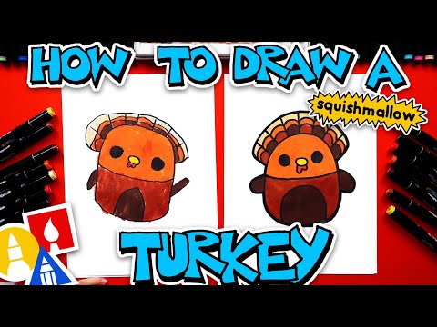 How To Draw A Turkey Squishmallow