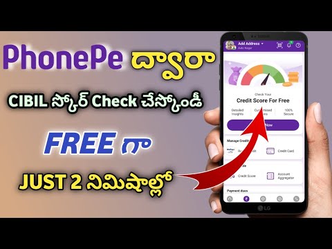 How to check CIBIL score for free in phonepe|How to check credit score in phonepe app|#creditscore