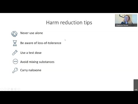 Opioid Use and Administering Naloxone Webinar