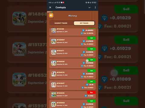 Cowtopia telegram mini app earning history who want to earn like this #earnmoneyonline #telegram