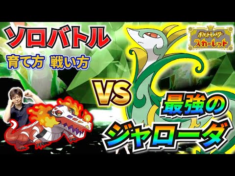 【ポケモンSV】最強のジャローダをソロで倒すための『ラウドボーン』の育て方とバトルの進め方！