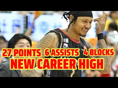 RAY PARKS JR. NEW CAREER HIGH GAME HIGHLIGHTS VS LEVANGA HOKKAIDO