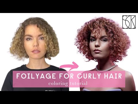 FOILYAGE FOR TEXTURED HAIR - tutorial by SCK