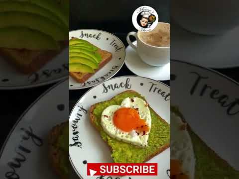 HEALTHY BREAKFAST IN 5 MINUTES/ AVACADO EGG TOAST/ Meenu's Menu #shorts