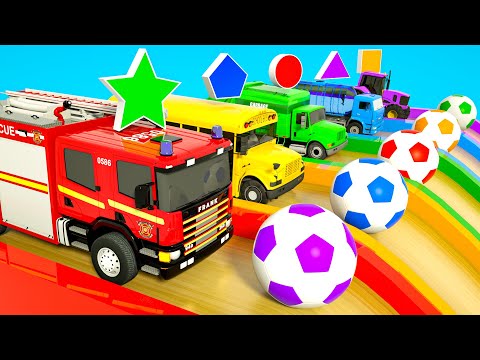 [ 1 HOUR LOOP ] Wheels on The Bus - Songs Compilation - Baby Nursery Rhymes & Kids Songs