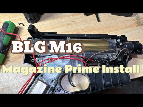 BLG M16 Gel Blaster Magazine Prime Installation