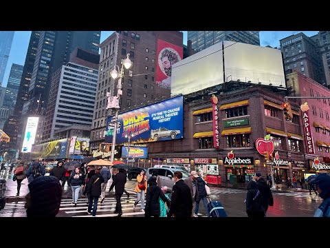 New York City LIVE Finally a Rainy Day in Manhattan after 2 Months  (21 November 2024)