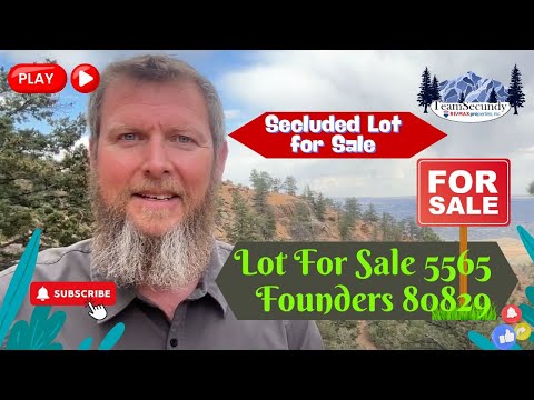 Secluded Lot for Sale | Lot For Sale 5565 Founders 80829 | Mountain Views & Private Setting