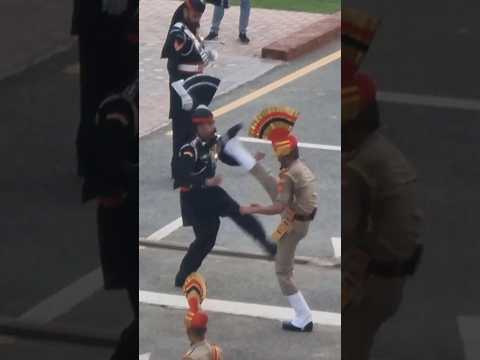 Wagah Border Parade Ceremony 2023 INDIAN Vs Pakistan #shorts