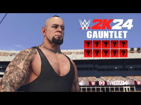 WWE 2K24 10 Man Gauntlet Match - Wrestlemania 31 Arena