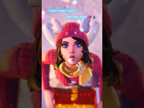 All I Want For Christmas is You! #Crystaleena #Fortnite #WinterFest #GamerGirl #Christmas #shorts