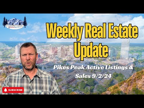 Weekly Real Estate Update | Pikes Peak Active Listings & Sales 9/2/24