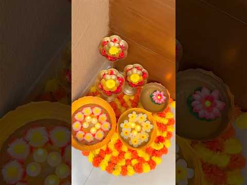 इस beautiful उरली सेट से अपने घर को Diwali के लिए सजाया | Diwali Decoration Ideas #shorts