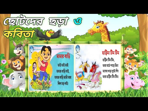 hatti ma tim tim | bengali Kobita for baby | ছোটদের বাংলা ছড়া ও কবিতা | bengali Kobita