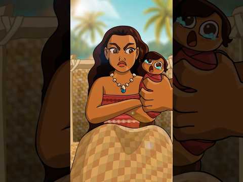 Queen Never Cry - Moana #queennevercry #moana #animation #meme #shorts