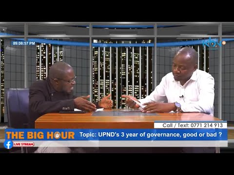 THE BIG HOUR - CHELO KATAMBO (UPND  DEP. MEDIA DIRECTOR) 3 YEARS OF UPND GOVERNANCE GOOD OR BAD ??