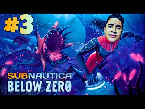 SUBNAUTICA BELOW ZERO #3 - OS LEVIATÃS ESTÃO ME PREOCUPANDO!