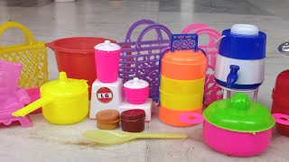 Diy Unboxing Amazing Plastic Kitchen Set l Plastic Kitchen Set For kids l Toy Cooking Game l