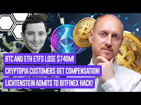 Massive ETF Outflows, Cryptopia Returns Funds, Bitfinex Hack Confession, El Salvador Buying BTC