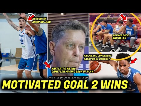 Motivated ang Gilas Team! Goal 2 Wins. Kai Sotto sa Ensayo Maglalaro.  Coach Tim Alam ang Ginagawa.