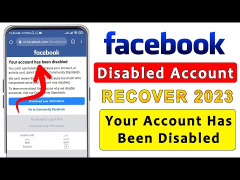 How to Recover Facebook Disabled Account 2023 | Facebook Account Disabled Community Standards