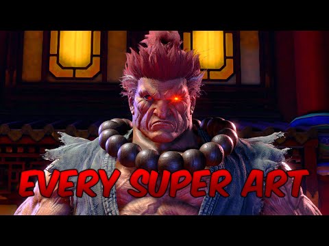 Akuma SF6 - Every Super Art