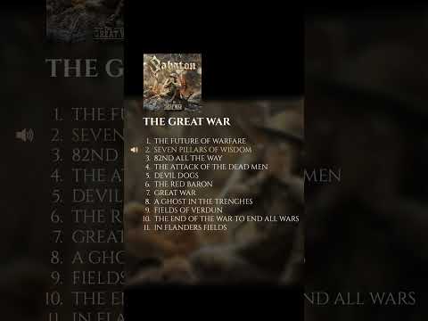 We’ve just uploaded our entire "The Great War" album to our YouTube channel! Go check it out! 🤘