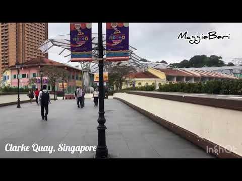 白天的克拉碼頭 Clarke Quay (Singapore) 游船