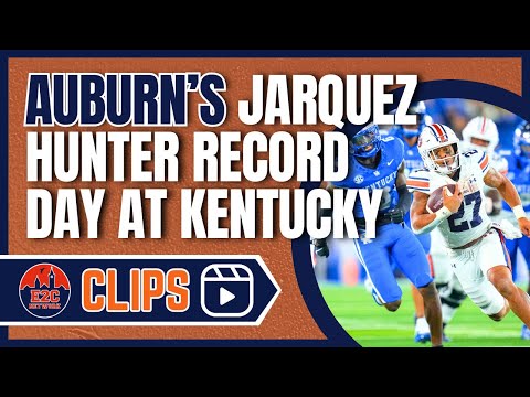 Jarquez Hunter Leads Auburn with Nearly 300 Yard Day!