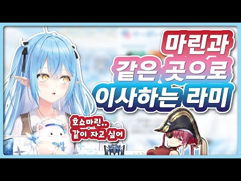 마리라미 하우스 탄생(?) (홀로라이브 / 유키하나 라미)