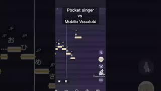 [Mobile Vocaloid] vs [Pocket singer]