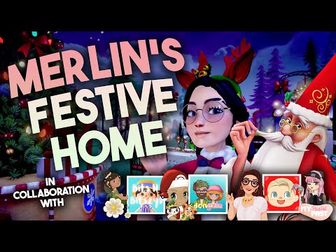 Merlin's Festive Home | Christmas Holiday Decorating Ideas for Disney Dreamlight Valley