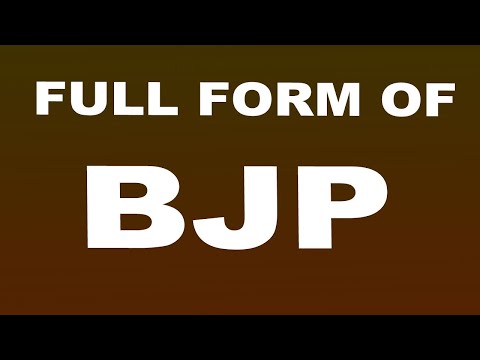 Full Form of BJP | What is BJP Full Form | BJP Abbreviation