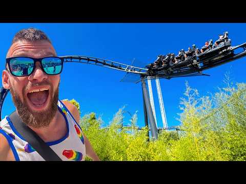 I Rode my 400th ROLLER COASTER at Parque Warner Madrid!