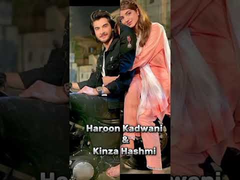 Beautiful stars Haroon Kadwani and kinza Hashmi #pakistandramaindustry