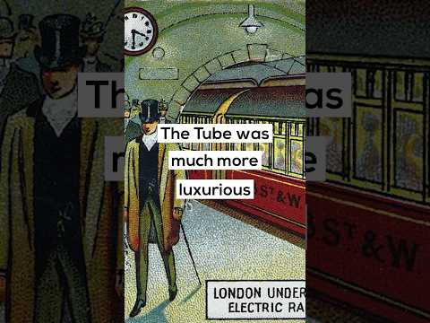 The old London Underground trains with comfy armchairs and a restaurant