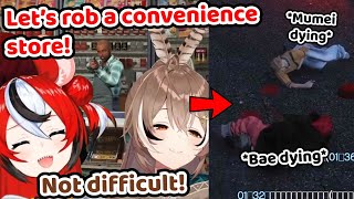 Bae and Mumei's Convenience Store Robbery Went VERY Wrong and It's HILARIOUS