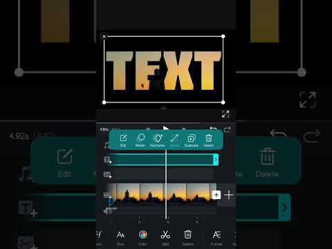 Text Opening In VN Video Editor #shorts #editing